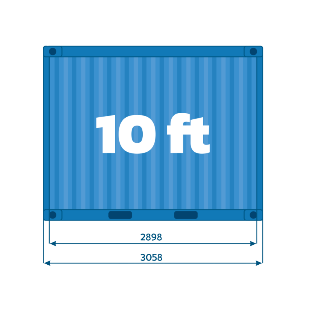 10 feet storage container dimensions portland